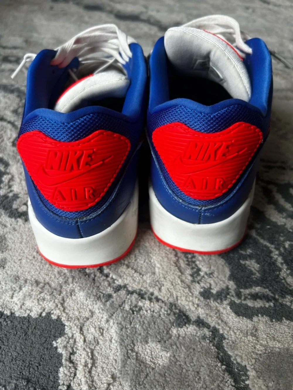 Nike Blue with Red Accent Air Max Sneakers - Picture 3 of 8